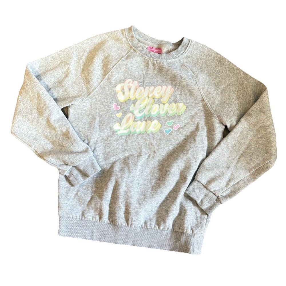 Stoney Clover Lane x Target Sweatshirt Pastel Logo Gray XS